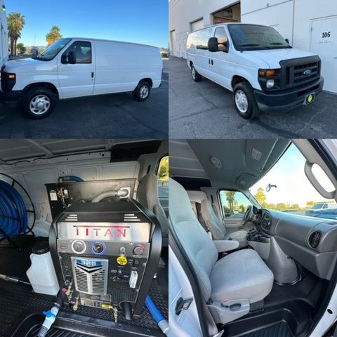 Carpet cleaning van for sale