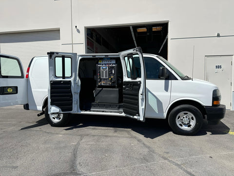 carpet cleaning van