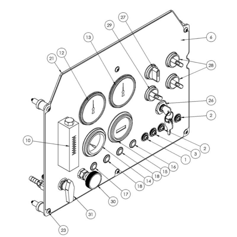 Bypass Needle Valve , Metering Valve 1/8 for truckmount – CLEANING