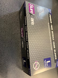 NITRILE GLOVES BLACK or BLUE STANDARD 4MIL BOX OF 100 GLOVES - Free Shipping USA