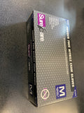 NITRILE GLOVES BLACK or BLUE STANDARD 4MIL BOX OF 100 GLOVES - Free Shipping USA