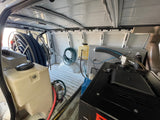 SOLD GMC SAVANA WITH PROCHEM RAGE SS TRUCKMOUNT fresh water tank, reels and more accessories