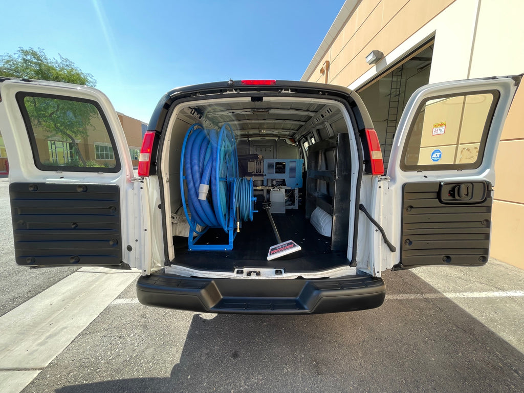 CARPET CLEANING VAN FOR SALE FULLY LOADED CHEVY EXPRESS 3500 WITH 370S