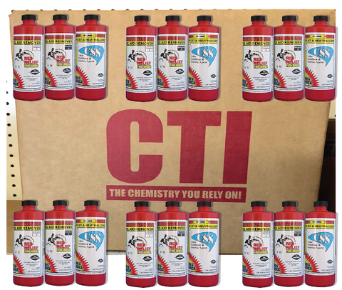 RED RELIEF PRO'S CHOICE CARPET CLEANING CHEMICALS FOR SALE