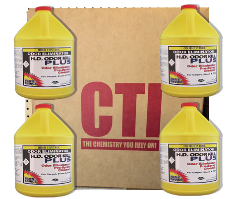 HD ODOR KILL PLUS     Description:  HD Odor Kill Plus is a powerful, wide spectrum odor eliminator.  It is ideal for all types of animal secretions, body odors, decayed food, smoke, mold, bacteria and more.