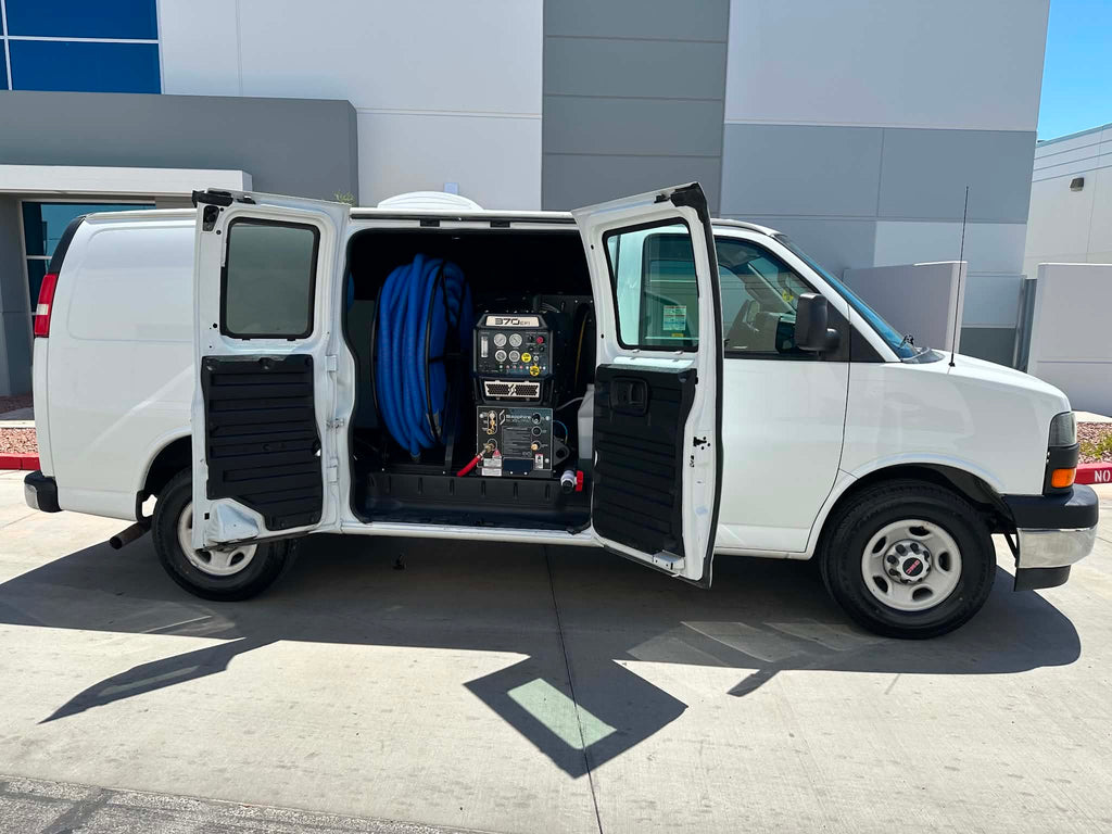 Building a cleaning van with tons of cargo space