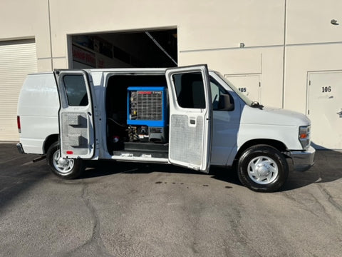 2011 Ford E250 cargo van carpet cleaning van fully loaded