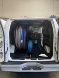 Fully loaded carpet cleaning van Ford Econoline with Prochem Blazer XL, belly tank, reels, hoses, etc