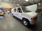 Fully loaded carpet cleaning van Ford Econoline with Prochem Blazer XL, belly tank, reels, hoses, etc