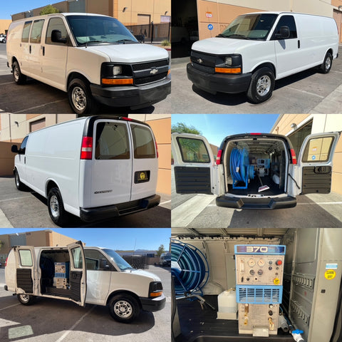 CARPET CLEANING VAN FOR SALE. CARPET CLEANING SUPPLIES FOR SALE