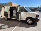 CARPET CLEANING VAN FOR SALE FULLY LOADED CHEVY EXPRESS 3500 WITH 370SS TRUCKMOUNT