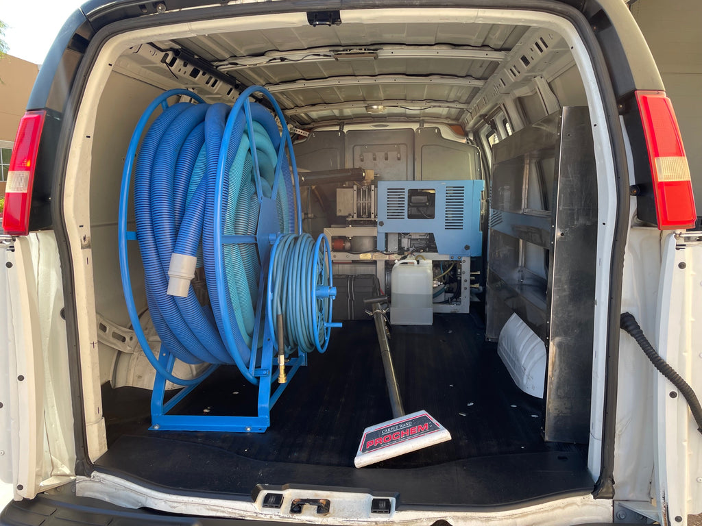 CARPET CLEANING VAN FOR SALE FULLY LOADED CHEVY EXPRESS 3500 WITH 370S