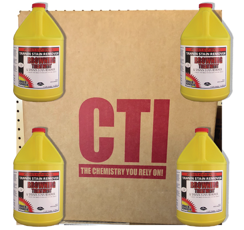 BROWNING  FOR CARPET CTI PROS CHOICE CARPET CLEANING CHEMICALS